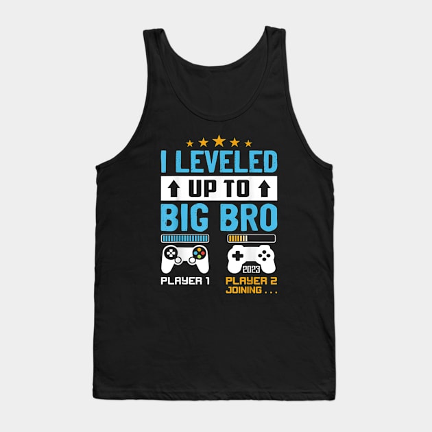 Leveled Up To Big Bro 2023 Tank Top by lunacreat